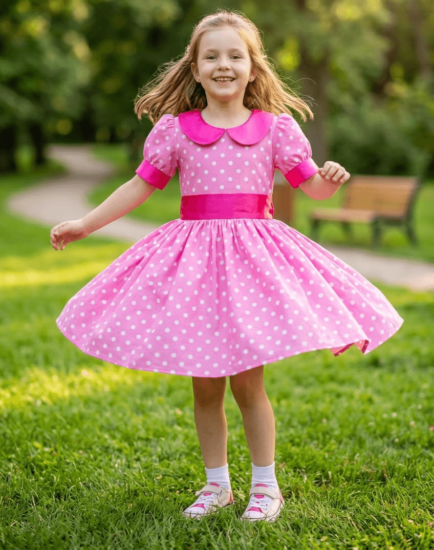 yellow cotton frock M260033