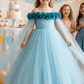 blue net frock M260035