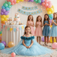 blue net frock M260035