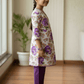 purple cotton frock M260038