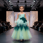 Green net frock M260041