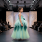 Green net frock M260041