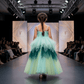 Green net frock M260041