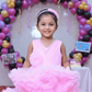pink net frock M260042