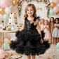 Black net frock M260043