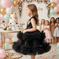 Black net frock M260043