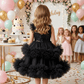 Black net frock M260043