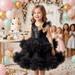 Black net frock M260043