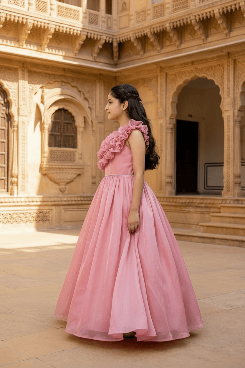 pink jimmy chu party wear M250337