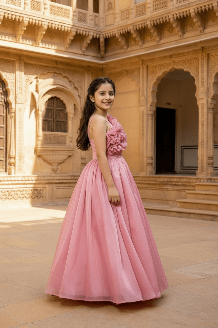 pink jimmy chu party wear M250337