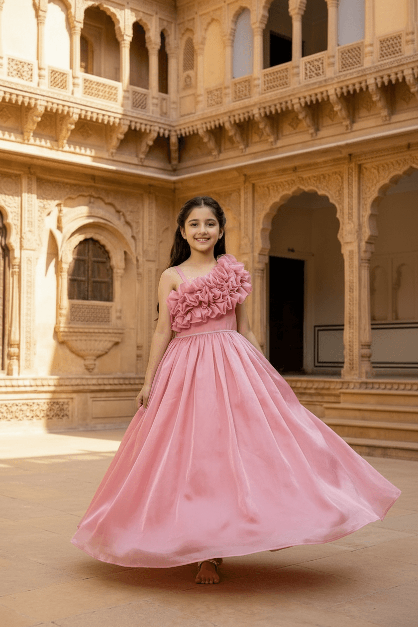 pink jimmy chu party wear M250337