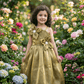 Gold jimmy chu party wear M260047
