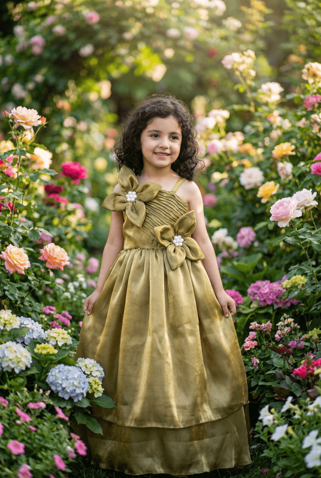 Gold jimmy chu party wear M260047