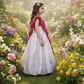 pink brocade party wear M260049