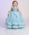 blue net frock M260052