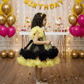 yellow net frock M260053