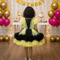yellow net frock M260053