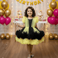 yellow net frock M260053
