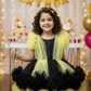 yellow net frock M260053