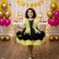 yellow net frock M260053