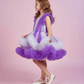purple net frock M260054