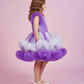 purple net frock M260054