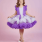 purple net frock M260054