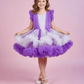 purple net frock M260054