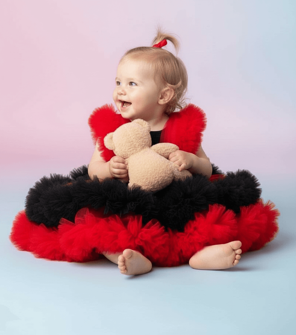 red net frock M260055