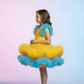 yellow net frock M260057