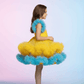 yellow net frock M260057