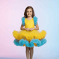 yellow net frock M260057