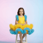 yellow net frock M260057
