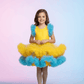 yellow net frock M260057