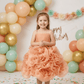 Peach frock M260061