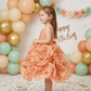 Peach frock M260061