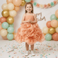 Peach frock M260061