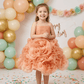 Peach frock M260061