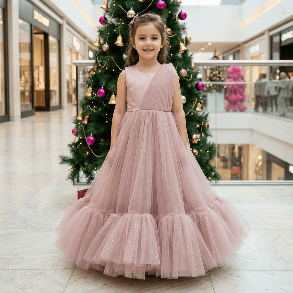 pink net frock M260062