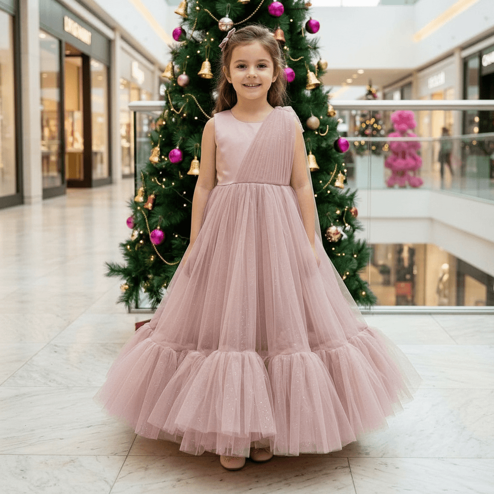 pink net frock M260062