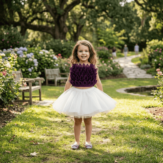 purple  skirt-top M240046