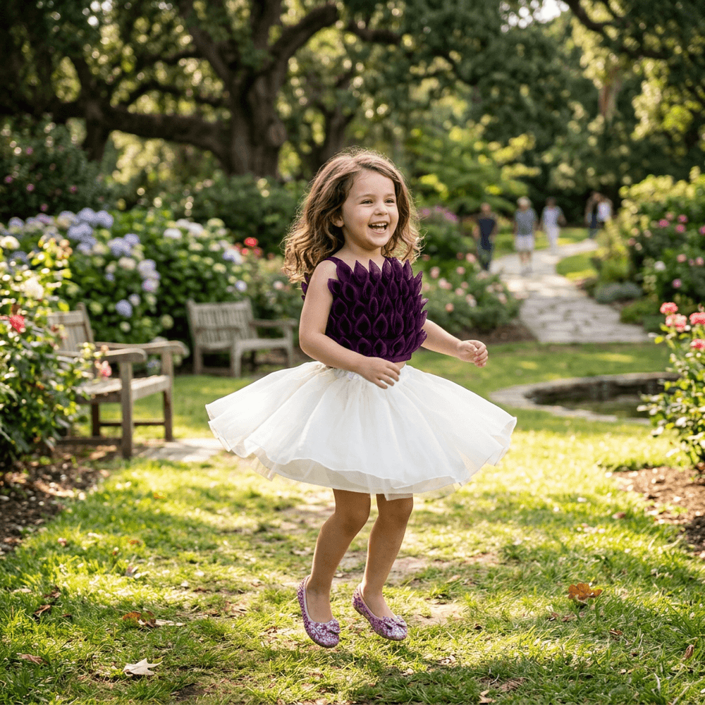 purple  skirt-top M240046