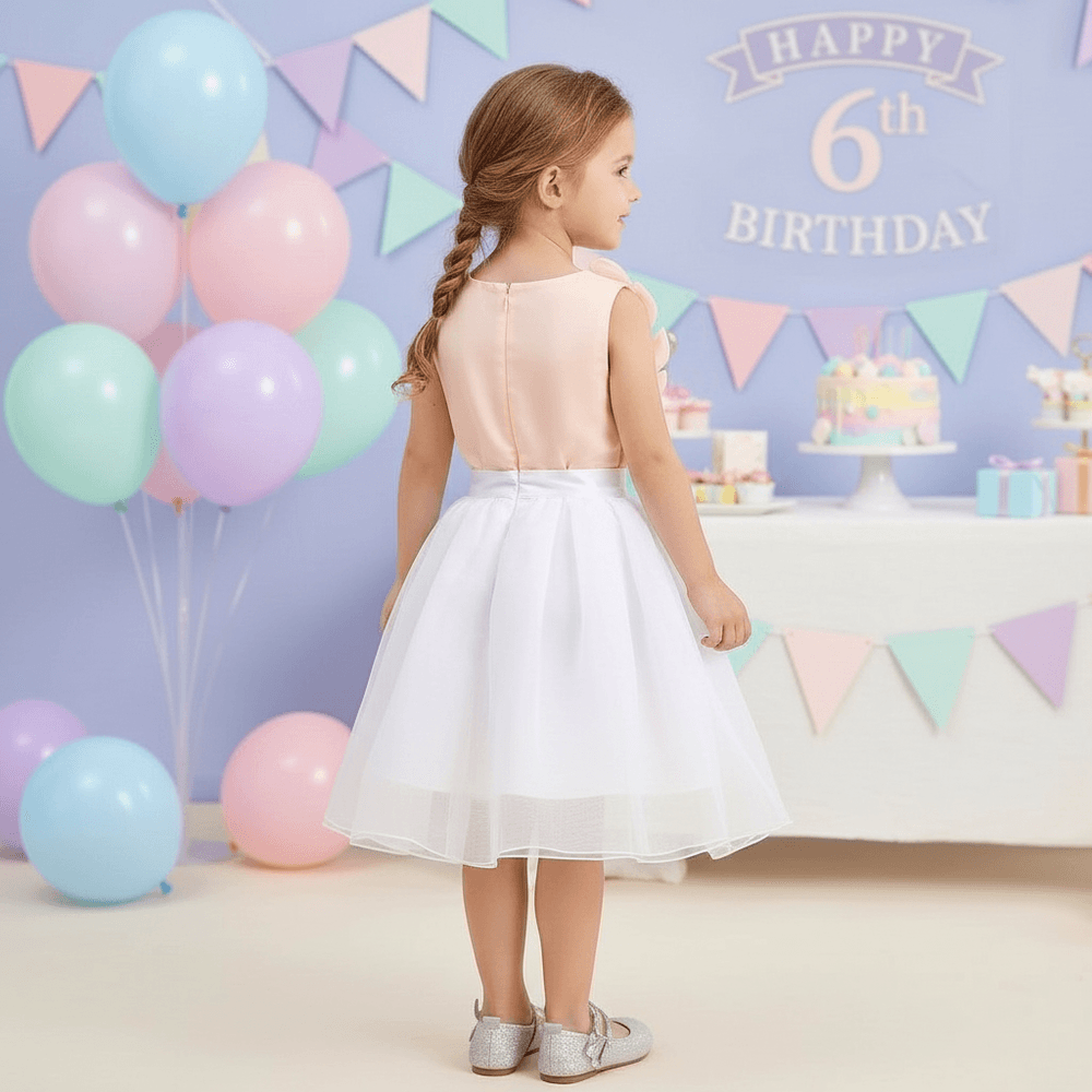 peach  skirt-top M240022