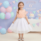 peach  skirt-top M240022