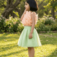 peach  skirt-top M240023