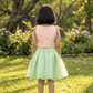 peach  skirt-top M240023