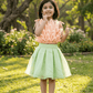 peach  skirt-top M240023