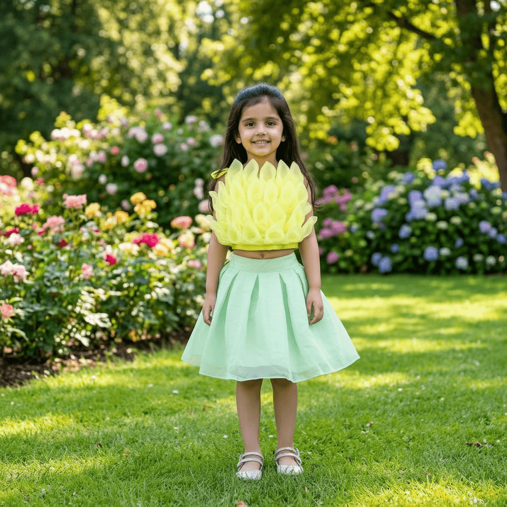 peach  skirt-top M240024