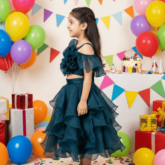 blue  skirt-top M260066