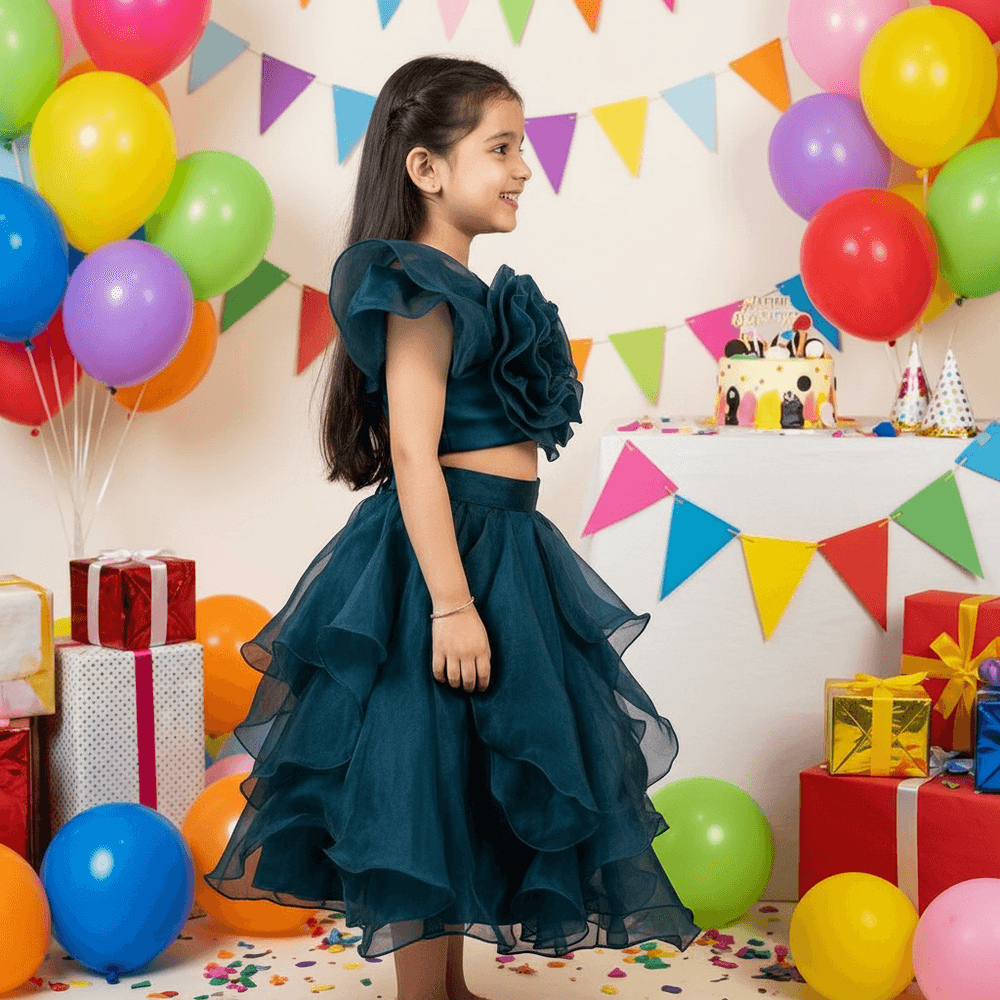 blue  skirt-top M260066
